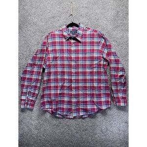 Vintage Polo‎ Ralph Lauren Shirt Mens XXL 2XL Rainbow Multicolor Plaid Madras